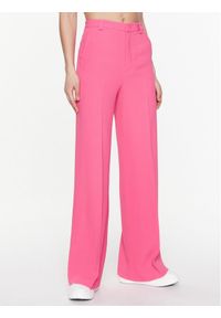 Red Valentino Spodnie materiałowe 2R3RBG002EU Różowy Relaxed Fit. Kolor: różowy. Materiał: wiskoza #1