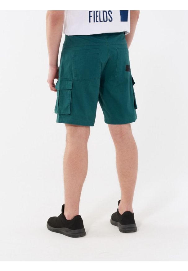 outhorn - Spodenki cargo męskie. Okazja: na co dzień. Materiał: bawełna, elastan, dzianina. Sezon: lato. Styl: sportowy, casual