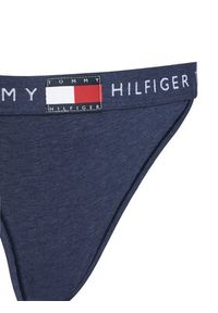 TOMMY HILFIGER - Tommy Hilfiger Stringi UW0UW06095 Granatowy. Kolor: niebieski. Materiał: bawełna #4