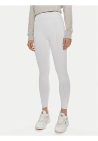 Calvin Klein Performance Legginsy 00GWS4L643 Biały Slim Fit. Kolor: biały. Materiał: syntetyk #1