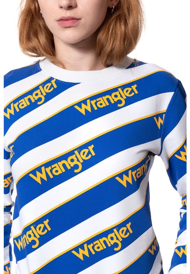 Wrangler - BLUZA WRANGLER DAMSKA B&Y ALL OVER SWT WHITE W610CHY12 112130470