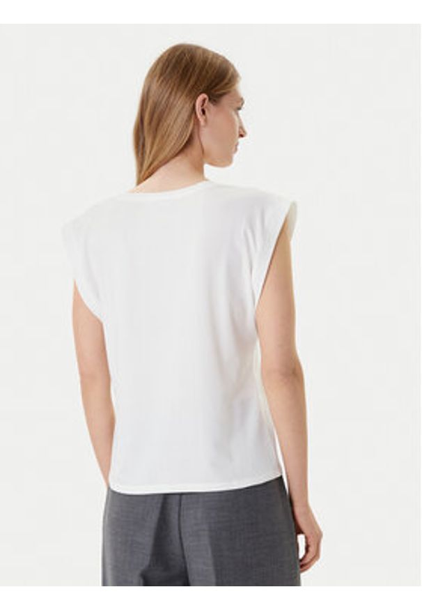 Morgan Bluzka 252-DCLO Biały Regular Fit. Kolor: biały. Materiał: bawełna