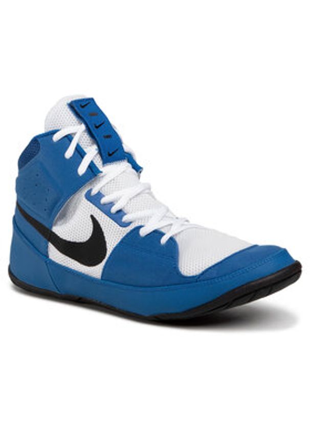 Nike Buty bokserskie Fury A02416 401 Niebieski. Kolor: niebieski. Materiał: materiał