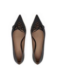 MALONE SOULIERS Baleriny Hedy Flat 10-4 Czarny. Kolor: czarny. Materiał: skóra #5