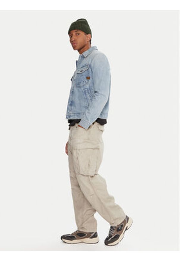 G-Star RAW - G-Star Raw Kurtka jeansowa D26919-D788 Niebieski Slim Fit. Kolor: niebieski. Materiał: bawełna