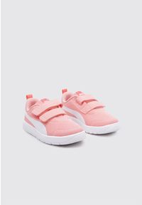 Puma Courtflex V3 Mesh PS Różowe 32,5. Kolor: różowy. Materiał: mesh, tkanina