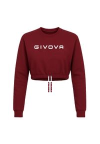 Givova crop top z bawełny, długi rękaw, rozmiar XS. Kolor: fioletowy. Materiał: bawełna. Długość rękawa: długi rękaw. Długość: długie #1