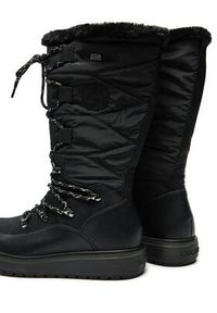 Remonte Śniegowce D0U77-00 Czarny. Kolor: czarny. Materiał: materiał #6