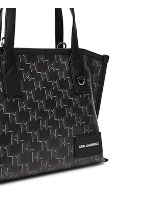 Karl Lagerfeld - KARL LAGERFELD Torebka A1W30184 Czarny. Kolor: czarny. Materiał: skórzane