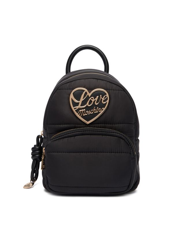 Love Moschino - Plecak LOVE MOSCHINO. Kolor: czarny