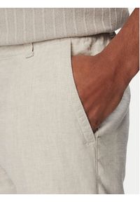 BOSS Chinosy Sanderson-L-3 50559595 Beżowy Regular Fit. Kolor: beżowy. Materiał: len #5