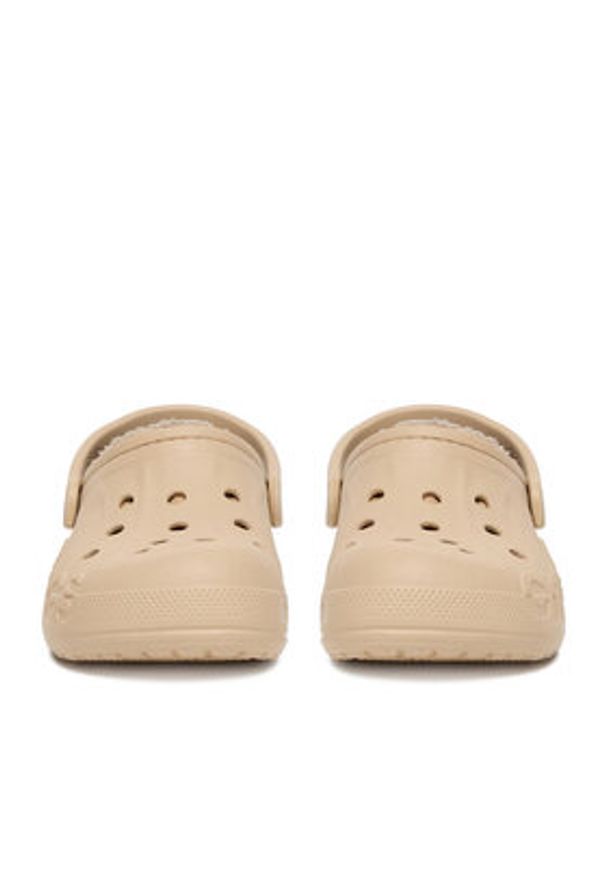 Crocs Klapki C-BAYA LINED CLOG 205969-2ZM Beżowy. Kolor: beżowy