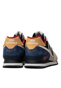Sneakersy męskie kolorowe New Balance ML574LC2. Okazja: na co dzień, na spacer, do pracy. Wzór: kolorowy. Model: New Balance 574. Sport: turystyka piesza