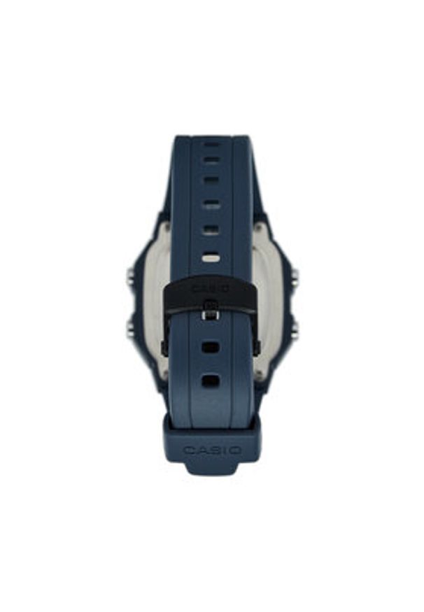 Casio Zegarek Digital W-800H-2AVES Granatowy. Kolor: niebieski