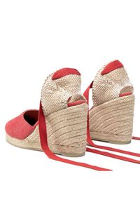 Castañer Espadryle Carina/8/002 021642-604 Czerwony. Kolor: czerwony. Materiał: materiał #2