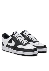 Nike - NIKE COURT VISION LO NN Sneakersy damskie. Okazja: na co dzień. Kolor: czarny. Materiał: guma, materiał. Szerokość cholewki: normalna. Model: Nike Court #4