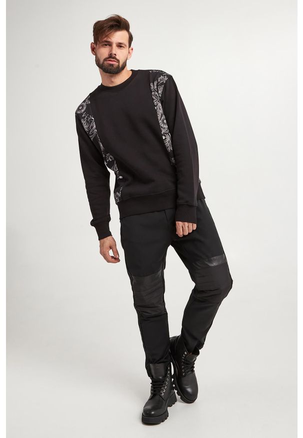 Versace Jeans Couture - Bluza męska crewneck VERSACE JEANS COUTURE