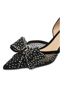 Eva Minge Szpilki EO-AVA-78096-202 Czarny. Kolor: czarny. Materiał: zamsz, skóra. Obcas: na szpilce #7