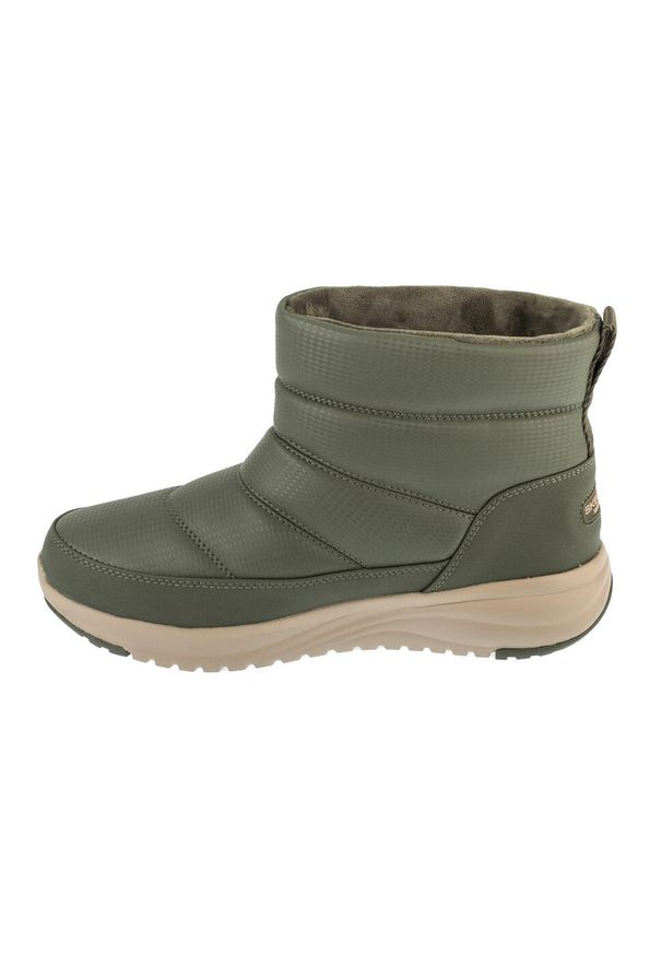 skechers - Buty zimowe damskie, On-The-Go Stellar - Alpine Adventure. Kolor: zielony. Sezon: zima