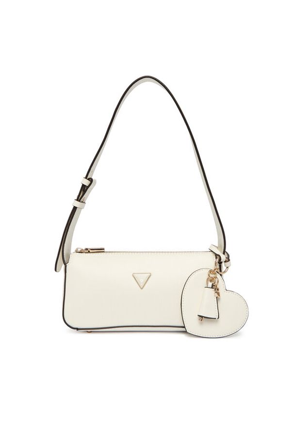 Guess Torebka Isobel Mini HWBG99 32720 Biały. Kolor: biały. Materiał: skórzane