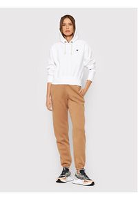 Champion Bluza Cropped 114613 Biały Custom Fit. Kolor: biały. Materiał: bawełna #5