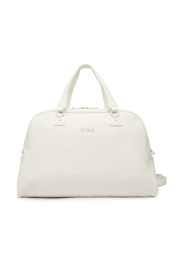 Guess Torba weekendowa V6GZ02 W2109 Écru. Materiał: skóra