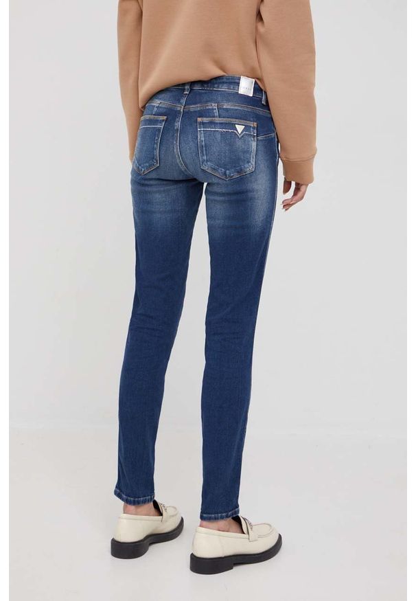 Guess jeansy damskie high waist. Stan: podwyższony. Kolor: niebieski