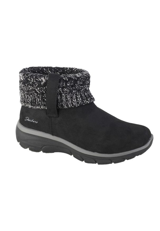 skechers - Buty zimowe damskie, Easy Going - Cozy Weather. Kolor: czarny. Sezon: zima