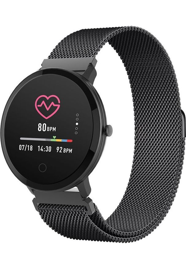 FOREVER - Smartwatch Forever SB-320 Czarny. Rodzaj zegarka: smartwatch. Kolor: czarny