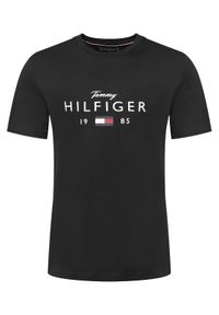 TOMMY HILFIGER - Tommy Hilfiger T-Shirt MW0MW41455 Czarny Regular Fit. Kolor: czarny. Materiał: bawełna #1