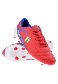 Buty piłkarskie Huari Octubri Teen Jr 92800402376 czerwone. Zapięcie: sznurówki. Kolor: czerwony. Materiał: syntetyk, guma. Sport: piłka nożna #4
