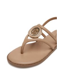 Nine West Sandały 123AL1754 Beżowy. Kolor: beżowy. Materiał: skóra #4