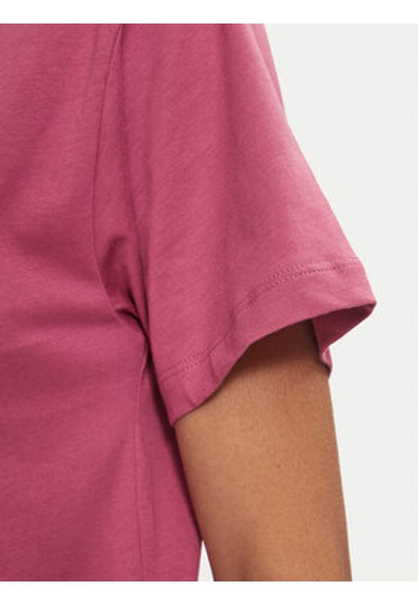 Fila T-Shirt Biendorf FAW0452 Różowy Regular Fit. Kolor: różowy. Materiał: bawełna