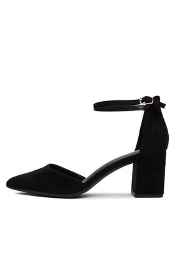 Jenny - JENNY Czółenka CEO-AMMA WSS20968-01 Czarny. Kolor: czarny. Materiał: materiał