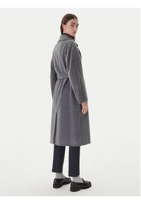 Weekend Max Mara Płaszcz wełniany Resina 2525016102 Szary Regular Fit. Kolor: szary. Materiał: wełna #5