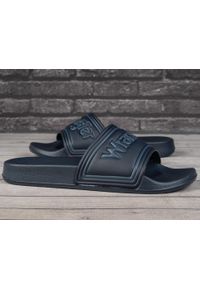 Klapki męskie basenowe Wrangler AVERELL SLIDER MEN LOW. Kolor: niebieski