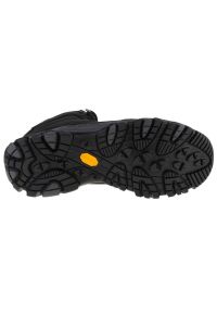 Buty Merrell Moab Adventure 3 Mid M J003823 czarne. Zapięcie: sznurówki. Kolor: czarny. Materiał: skóra, syntetyk, materiał. Szerokość cholewki: normalna