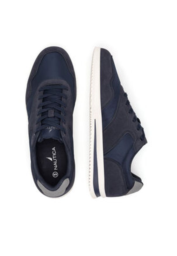 Nautica Sneakersy S25C090A-1 Granatowy. Kolor: niebieski. Materiał: materiał