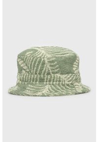 OAS kapelusz bawełniany kolor zielony bawełniany. Kolor: zielony. Materiał: bawełna
