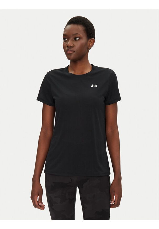Under Armour Koszulka techniczna Rech SSC 1384231 Czarny Relaxed Fit. Kolor: czarny. Materiał: syntetyk