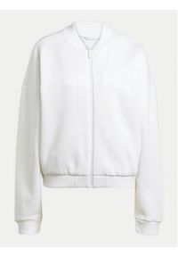 Adidas - adidas Bluza Essentials Contemporary Logo JD9966 Biały Loose Fit. Kolor: biały. Materiał: bawełna, syntetyk #3