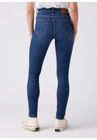 Wrangler - WRANGLER HIGH RISE SKINNY DAMSKIE SPODNIE JEANSOWE GOOD NEWS W27HXR44Z 112144778