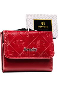 ROVICKY - Portfel damski Rovicky RPX-32-PMT czerwony. Kolor: czerwony #1