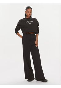 Calvin Klein Jeans Bluza Varsity Logo J20J221334 Czarny Regular Fit. Kolor: czarny. Materiał: bawełna #5