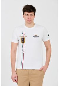 Aeronautica Militare - AERONAUTICA MILITARE Biały t-shirt Frecce Tricolori Short Sleeve. Kolor: biały #1