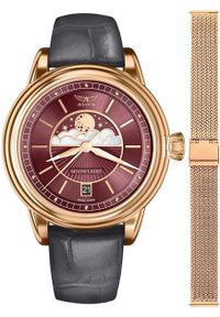 AVIATOR - Zegarek damski Aviator V.1.33.2.265.4GM-SET różowe złoto. Kolor: różowy, złoty, wielokolorowy #1