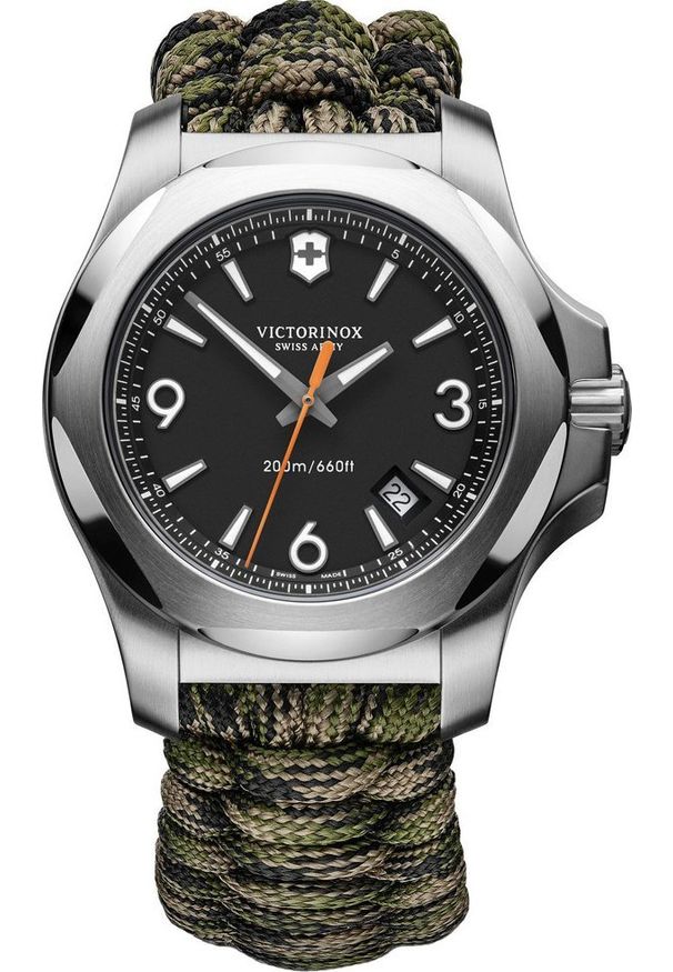 VICTORINOX - Zegarek Victorinox Zegarek męski Victorinox 241894 zielony. Kolor: zielony