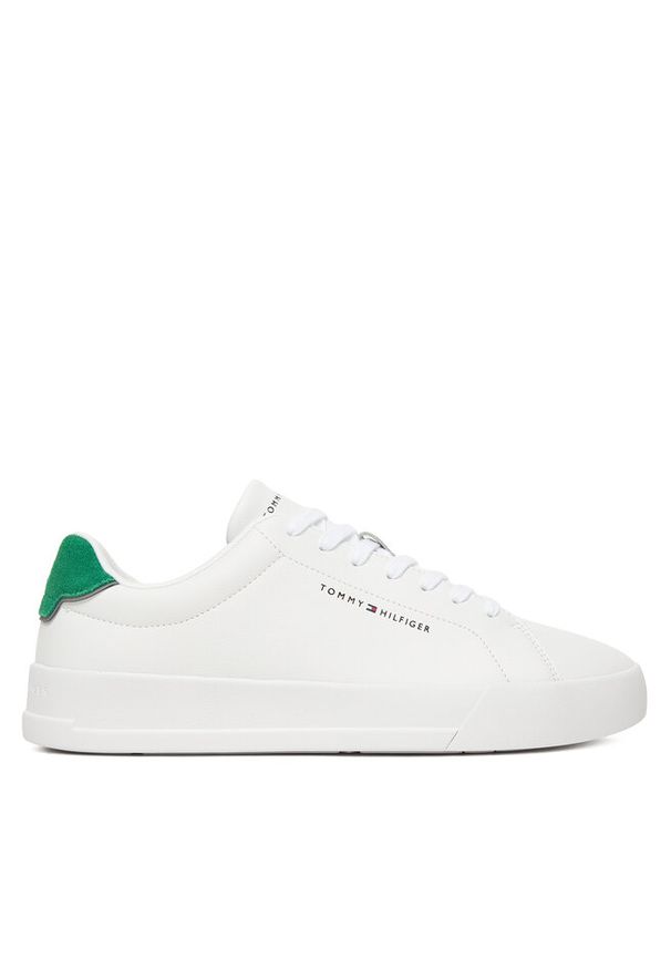 TOMMY HILFIGER - Sneakersy Tommy Hilfiger. Kolor: biały
