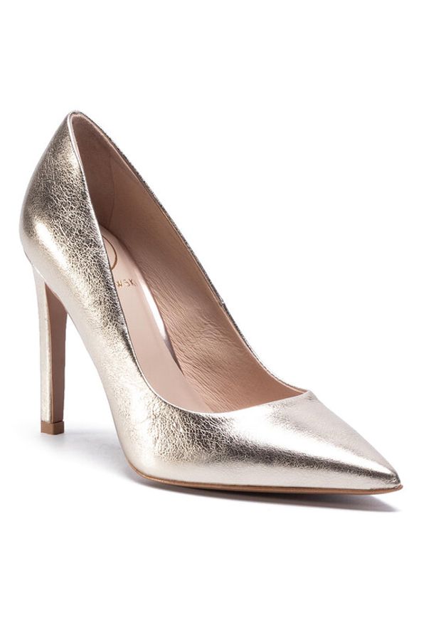 Baldowski Szpilki D00580-1451-132 Złoty. Kolor: złoty. Materiał: skóra. Obcas: na szpilce