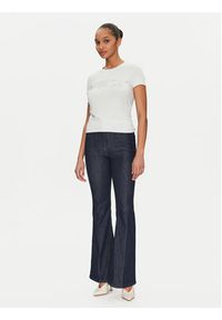 Guess T-Shirt W5GI04 J1314 Błękitny Slim Fit. Kolor: niebieski. Materiał: bawełna